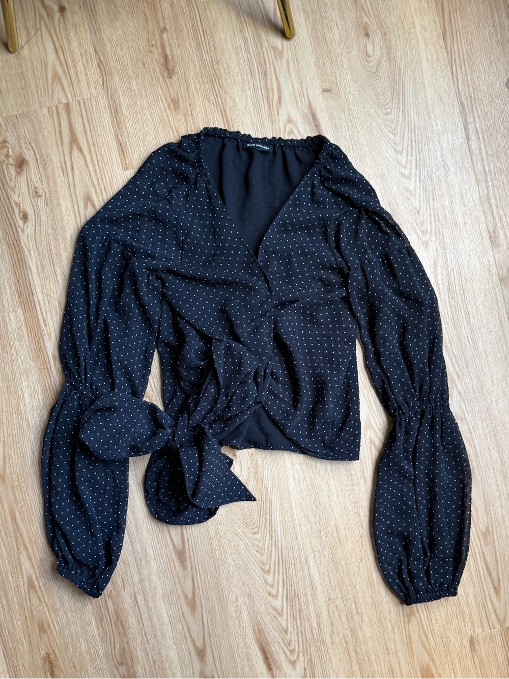 club monaco wrap blouse